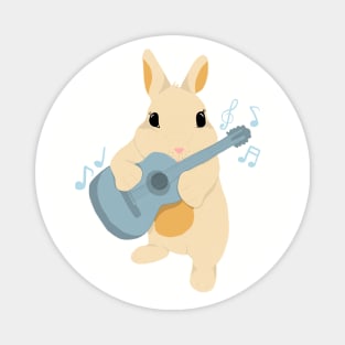 Guitar Bunny Magnet